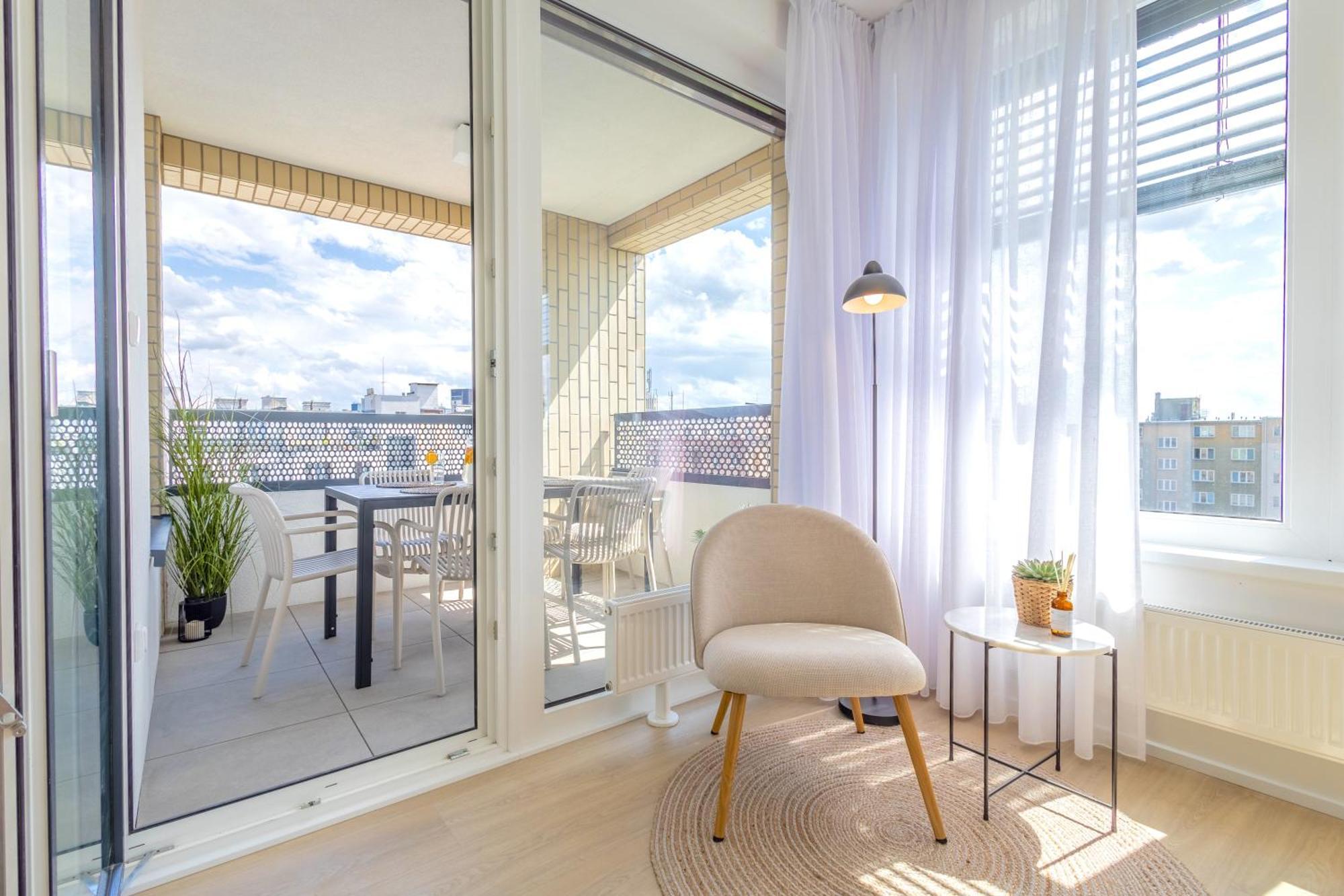 Apartmán Bright 2Br - 5Th Floor, Balcony, Free Parking By Gravity Praha Exteriér fotografie